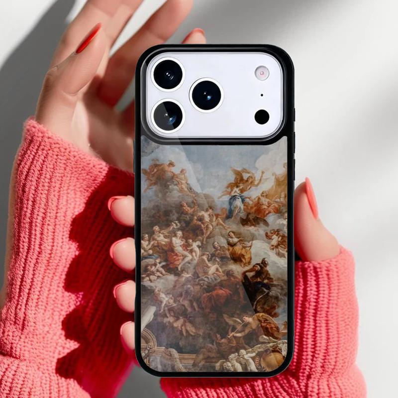 Renaissance Art Paint Phone Case for iPhone 17 Air 16e 15 14 13 Pro Max Back Cover for 12 11 Pro Coque