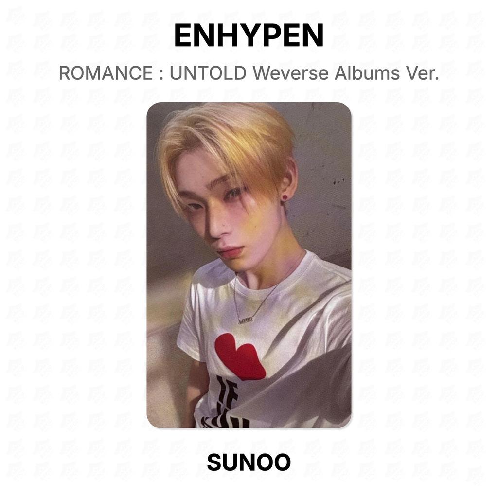ENHYPEN ROMANTIK : UNTOLD Weverse Alben Version. Offizielle Fotokarte