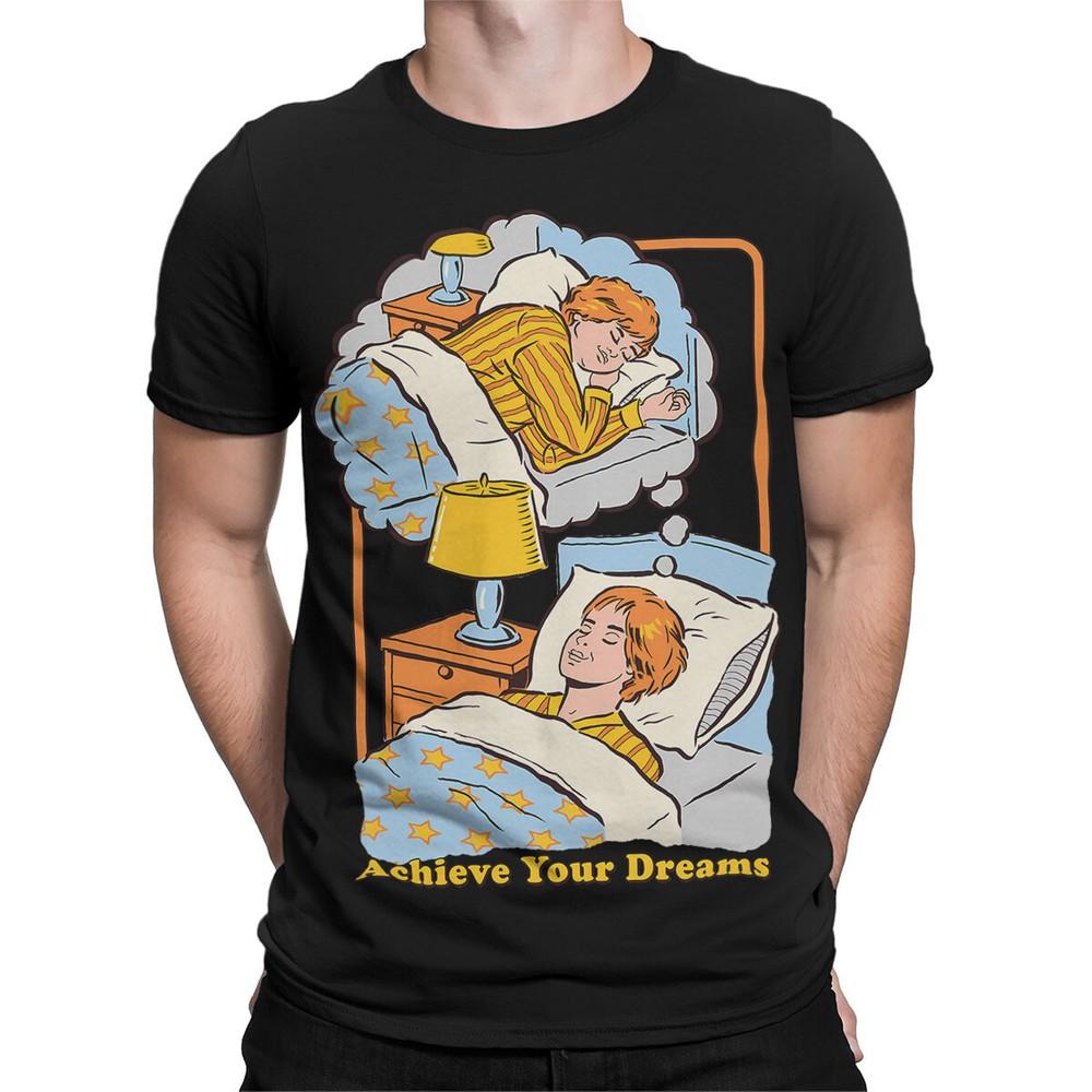 

Achieve Your Dreams Motivational T-Shirt from 80s Collection #SR#T433 XL