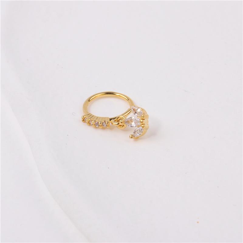 Personalized Round Pendant Nose Ring Popular Piercing Nose Ring Nose Pendant