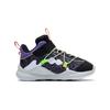 Li Ning Kids Sports Lifestyle Series Comfortable Versatile Durable Casual Shoes Kids Shoes Black Purple YKNS094-3
