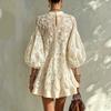 New European and American casual loose beach vacation blouse lace shirt