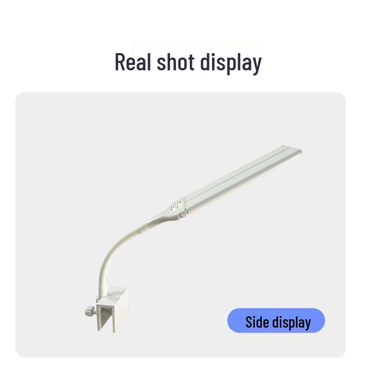 Super Bright Clip-on Full Spectrum LED Aquarium Light, Waterproof and Splashproof, Ideal for Mini Aquariums.