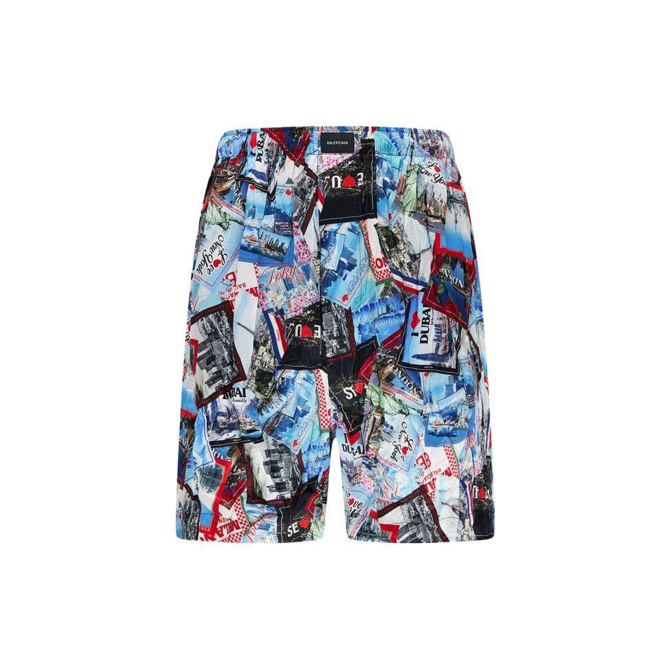 Balenciaga Allover Cities Shorts 672410TML058470