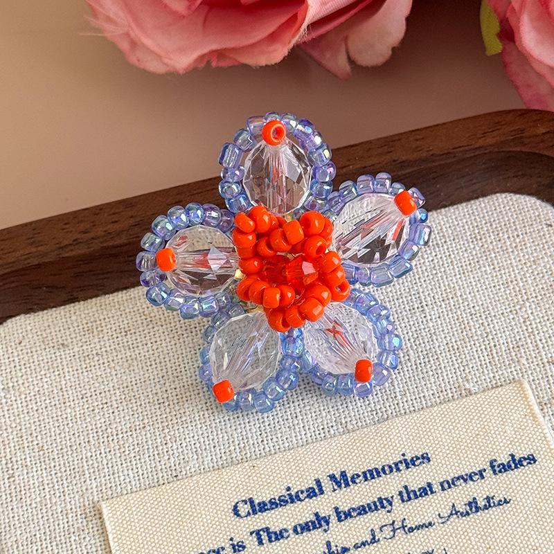 Shoe Decorations Beaded Imitation Pearl Artificial Crystal Hole Shoes Charms Decorations DIY Shoes Flower Buckle Accessories