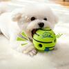 Tough PVC Squeaky Dog Toy Ball Anti Bite Rolling Sound Ball for Small Medium Dogs Relieve Boredom Teeth Cleaning Chew Toy