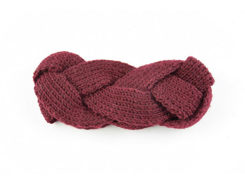 Handmade Woolen Cable Knit Headband Ear Warmer - European, American, Korean Style for Autumn/Winter