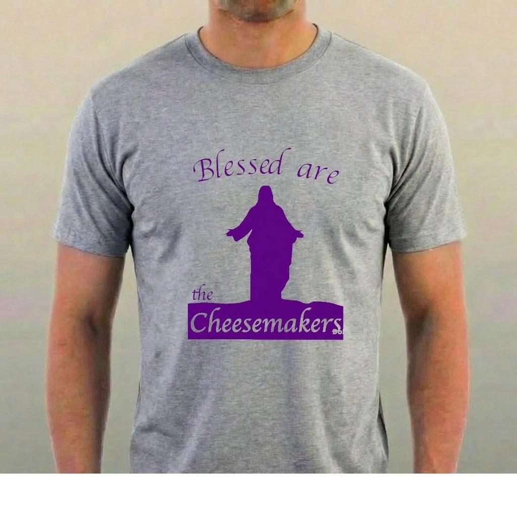 Blessed Cheesemakers T-shirt Sermon Monty Python. Life of Brian Tribute Christ XXL