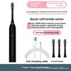 Soft-bristled Toothbrush, Tooth Flusher, Rechargeable, Fully Automatic, Universal Electric Toothbrush for Adults and Children, Ultrasonic.