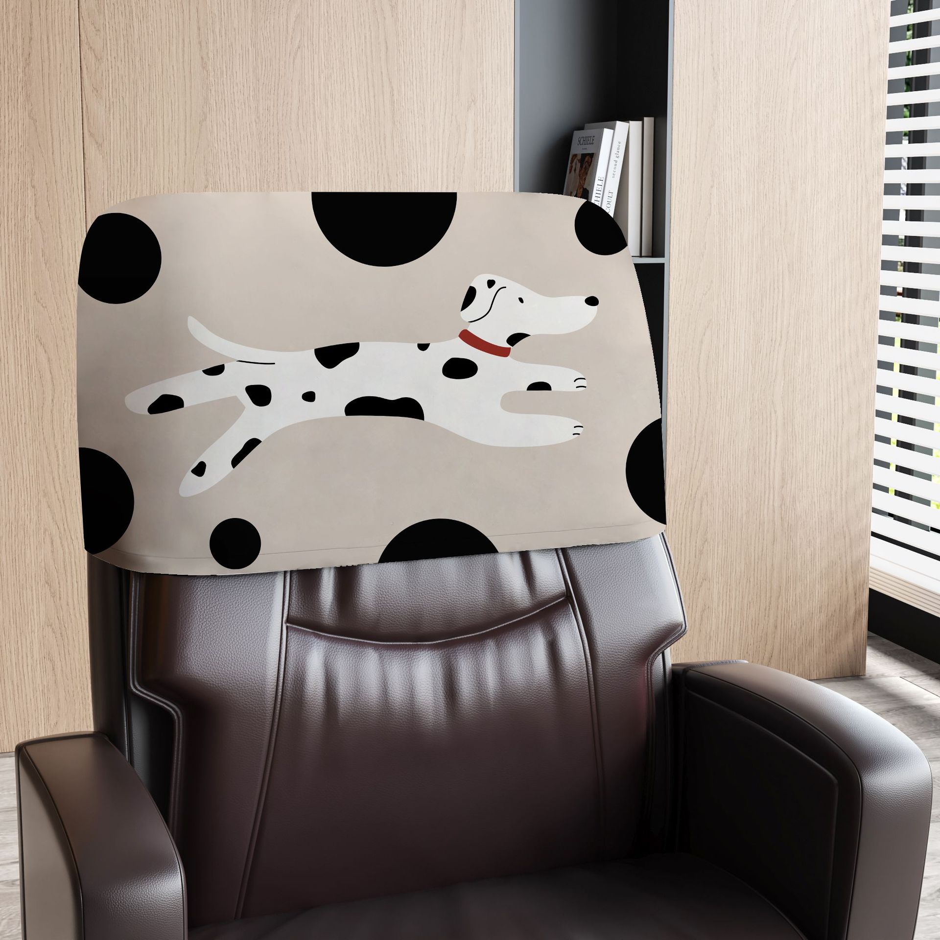 Универсальный чехол для стула Офисный компьютерный Большой Класс Подголовник Спинка Половинчатое полотенце Массаж Лежа в одиночестве Защита Табурет для босса One size 1100₽