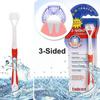 3-Sided Toothbrush for Special Needs Easier Oral Cleaner Gum Care KTY