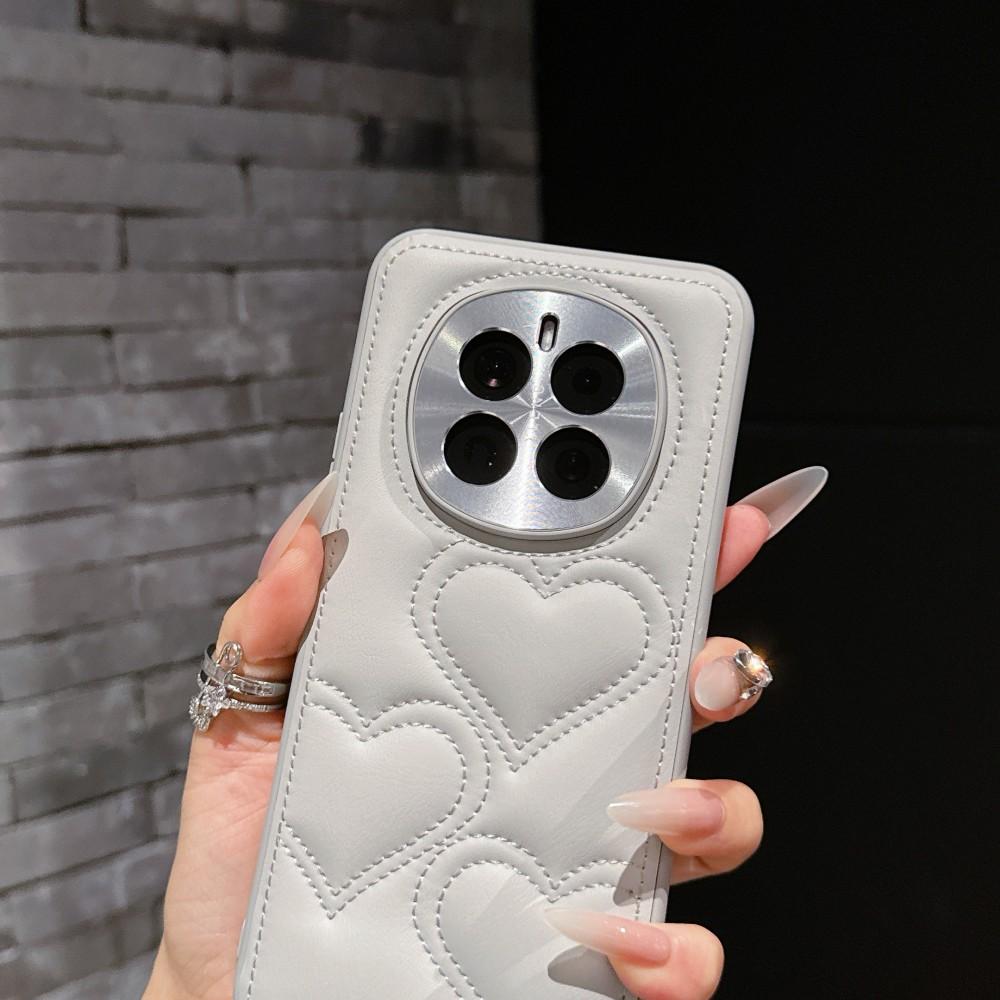 For Huawei Magic 7 Pro Case Luxury PU Skin Love Lens Protective Back Cover Case For Honor Magic 7 7Pro Full Cover Phone Shell