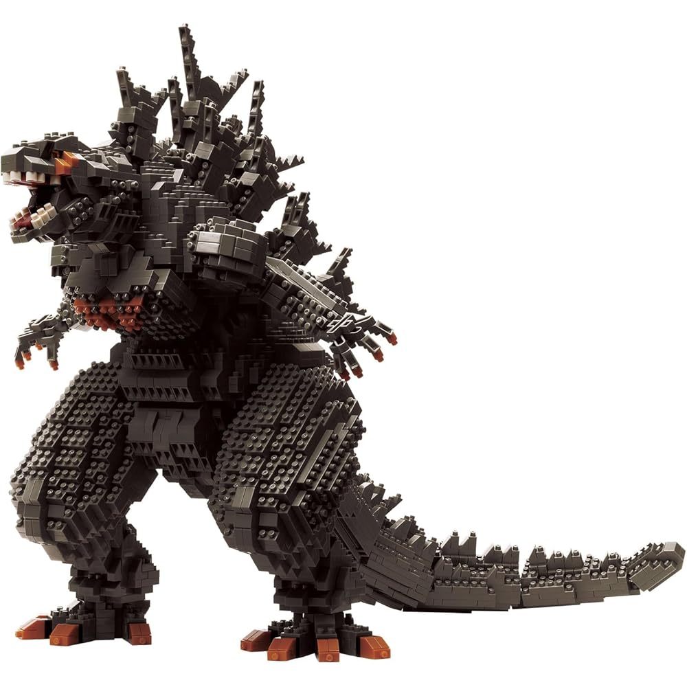

Kawada Nano Block Godzilla Deluxe Edition NB-063 10x42x28cm Building Toy for Ages 12 and Up