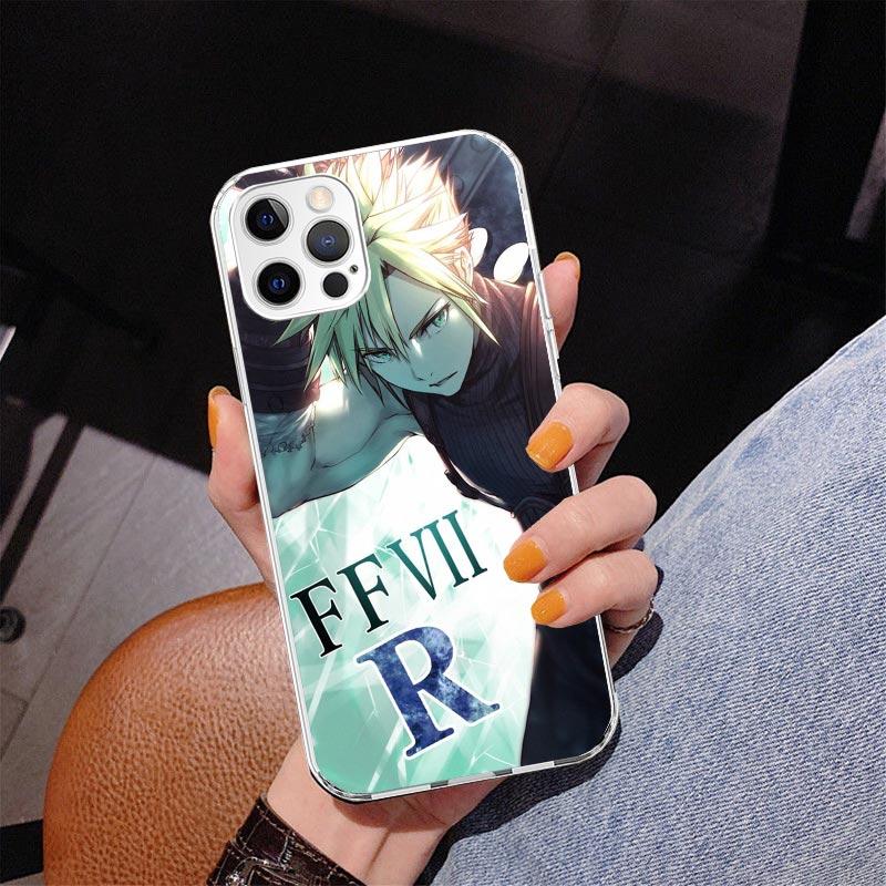 Final Fantasy FF VII Phone Case For iPhone 17 Air 16 Pro Max 16E 15 + 14 Plus 11 12 13 Mini 7 8 SE Gift Print Cover Fundas