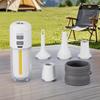 Bomba de Ar Ultra Rápida para Colchão 430L/min Bateria 2000 mAh e Lanterna de Camping Mini Bomba de Ar para Exterior Tipo-C 4.5kPa para Infláveis