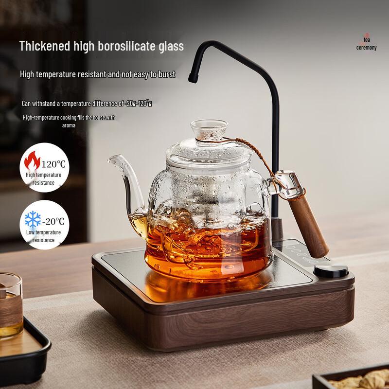 Yi Hu Cha Automatic Water Refill Glass Teapot