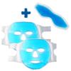 Sommer Gesichts Schwellung Reduzierung, Hitze Linderung, Eis Eis Kühlende Masken Packung 1+1