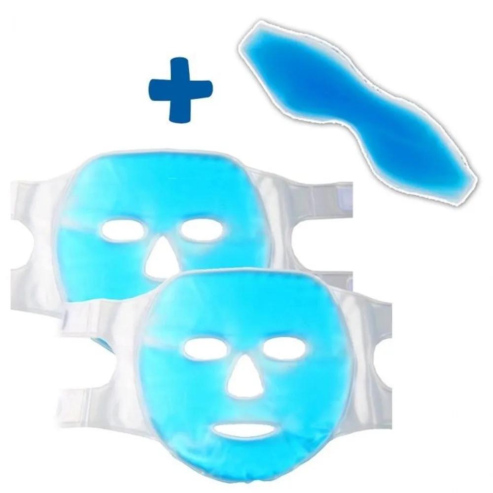 Summer Facial Puffiness Reduction, Heat Soothing, Ice Ice Cooling Mask Pack 1+1