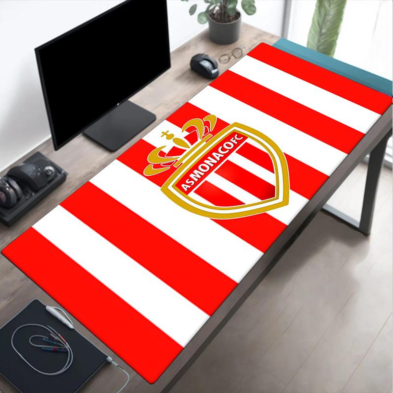 As Monaco Fc Crest Mouse pad Mouse pad, Gaming Mouse Pad, keyboard pad, Desk Decor for computer notebook Fan Gift Birthday Gift