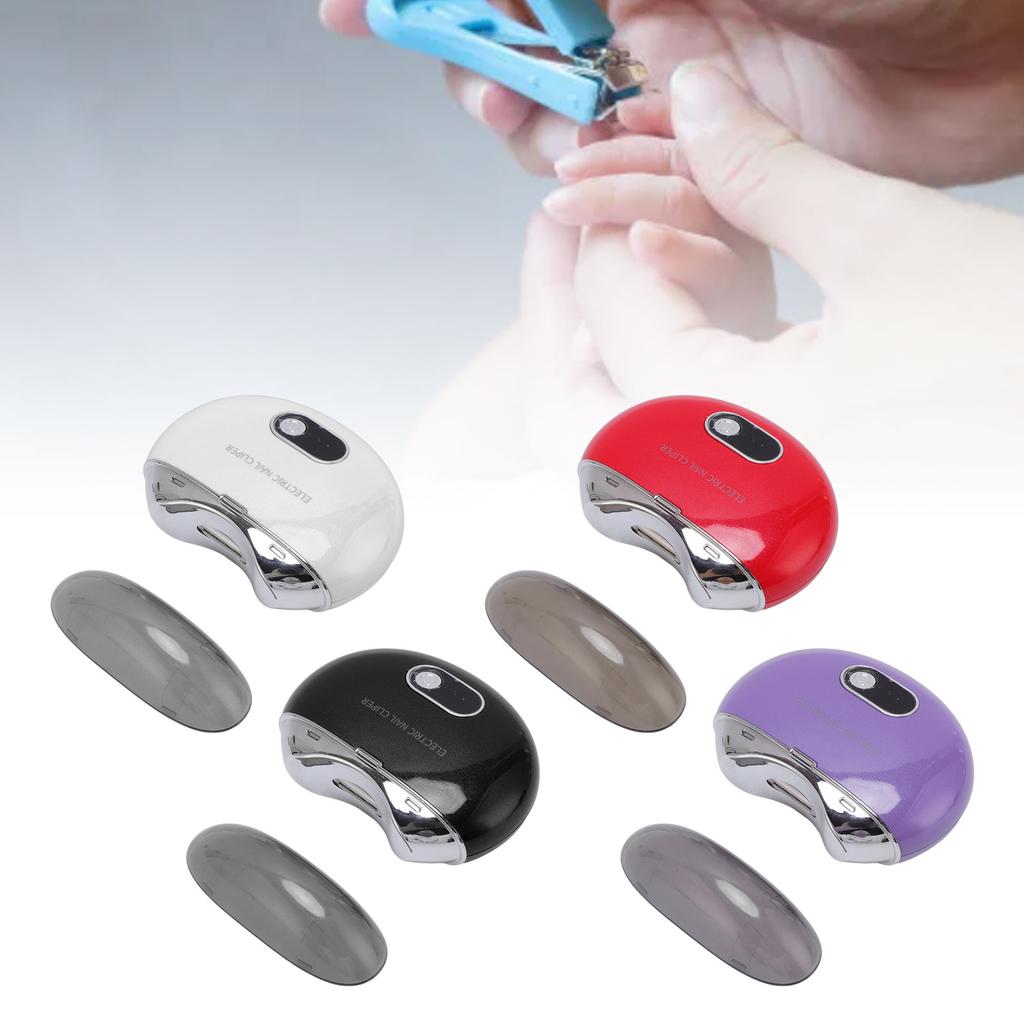 3 Gears Automatic Electric Nail Clipper Low Noise Nail Clip Storage Safety Electric Nail Trimmer For