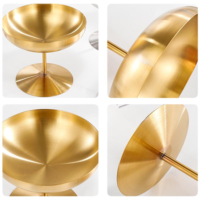 Cupă din oțel inoxidabil 304 Desert înghețată Bar cu picioare înalte Rechizite pentru restaurante de vin