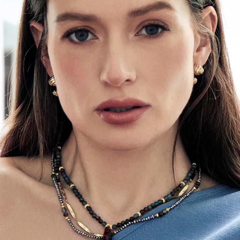 

PANACHE CHASUNYOUNG Blue Jasper Drop Necklace One