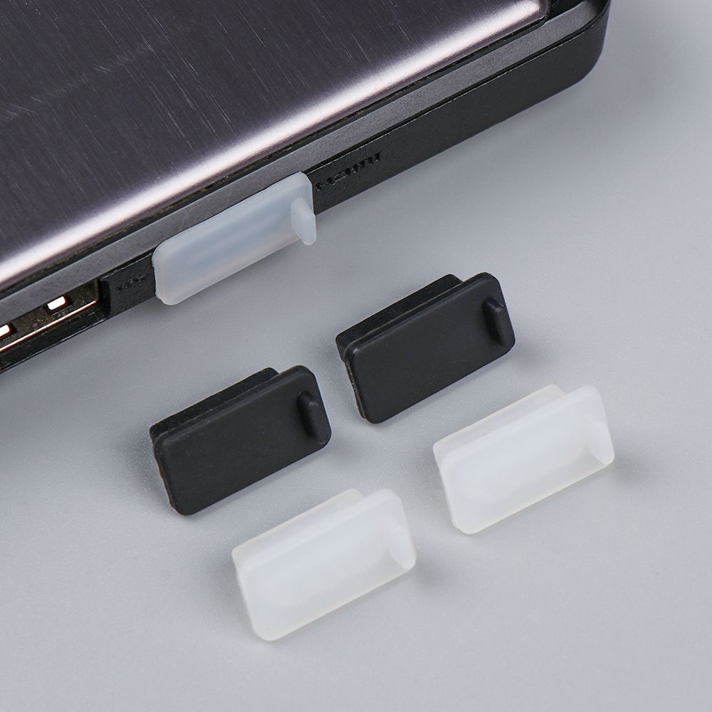 10pcs Durable Wear-resistant Jack Interface HDMI Female Port Silicone Stopper Dustproof Cover Anti Dust Plug