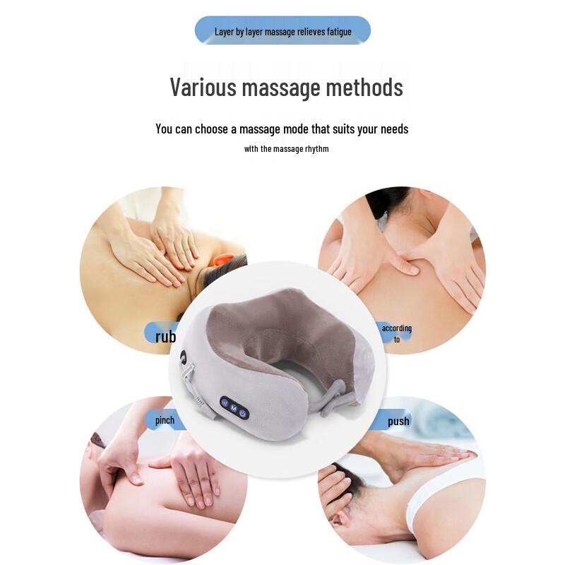 Smart Heated Kneading U-Shaped Neck Massager