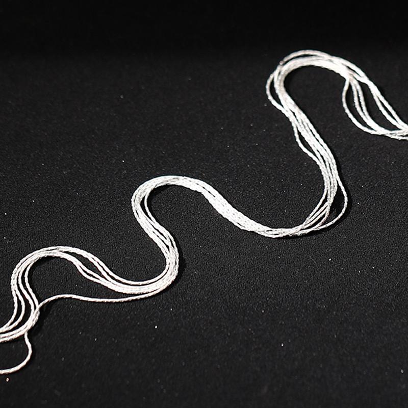 New S925 Sterling Silver Multilayer Exquisite Snake Chain Choker Necklace Simple Women's Wedding Gift Boutique Fine Jewelry