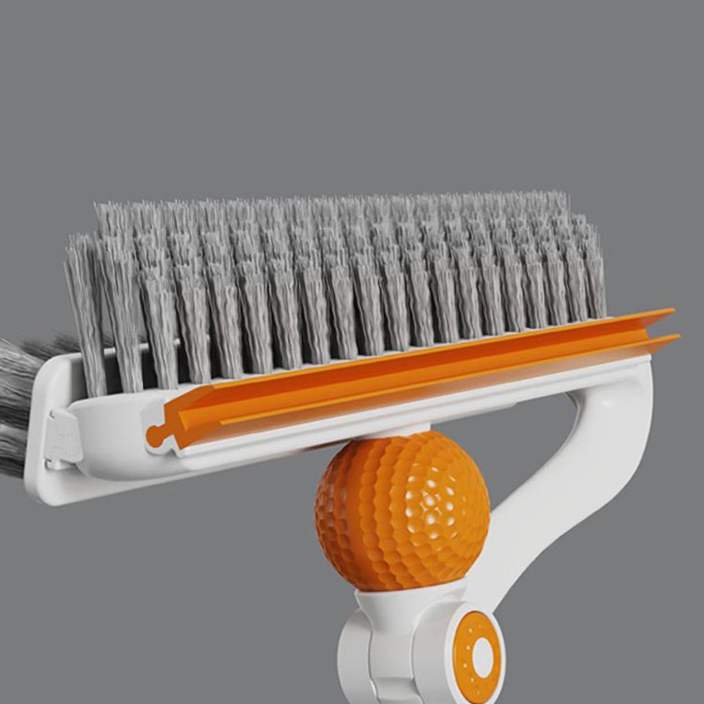 Floor Brush Scrubber   Handle Floor Scrub Brush for Cleaning Patio Bathroom Garage Kitchen