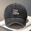 Pc Inspirational Spanish Quote Printed Baseball Cap Adjustable Size Lightweight MultiPurpose Classic Hat Suitable for Outdo
