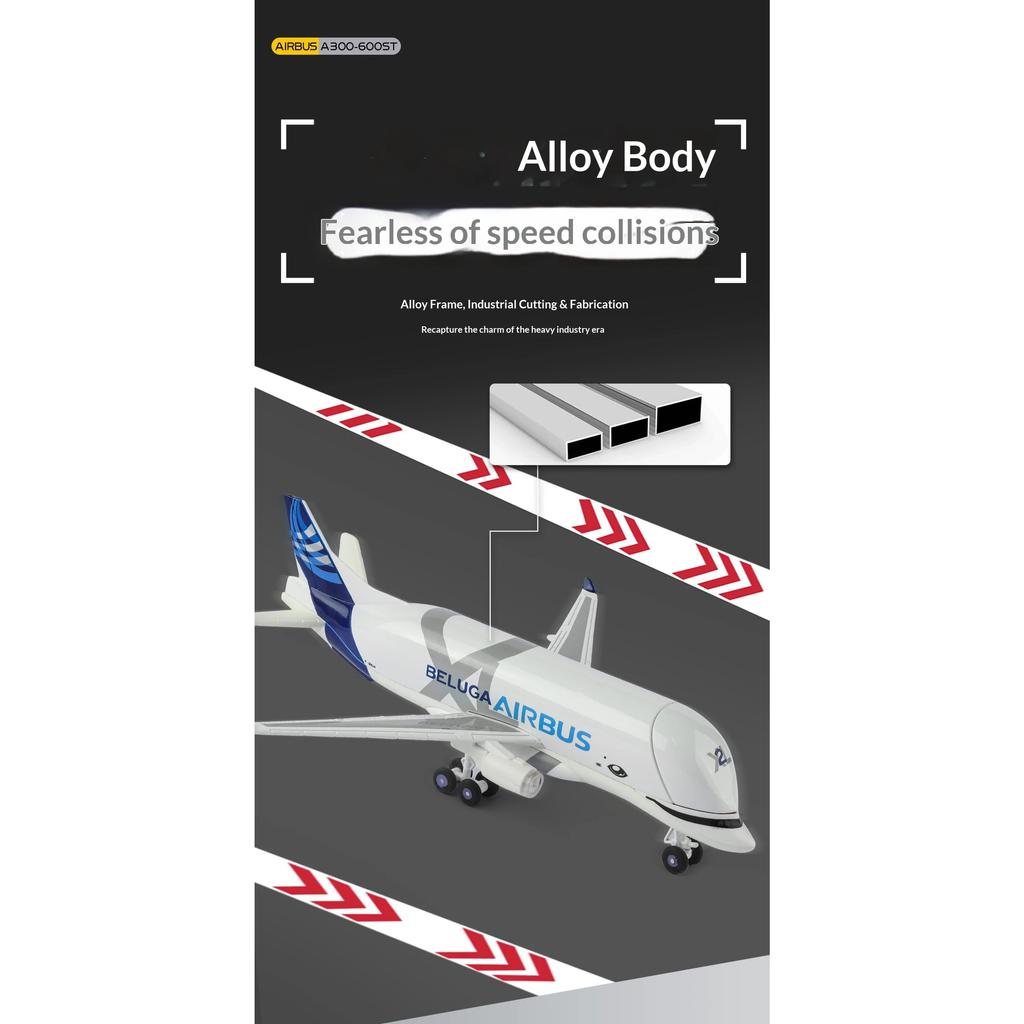 1/72 Beluga Aircraft Model Super Heavy Transport Aircraft Simulation Airbus A330-600ST Birthday Gift Collection Ornaments