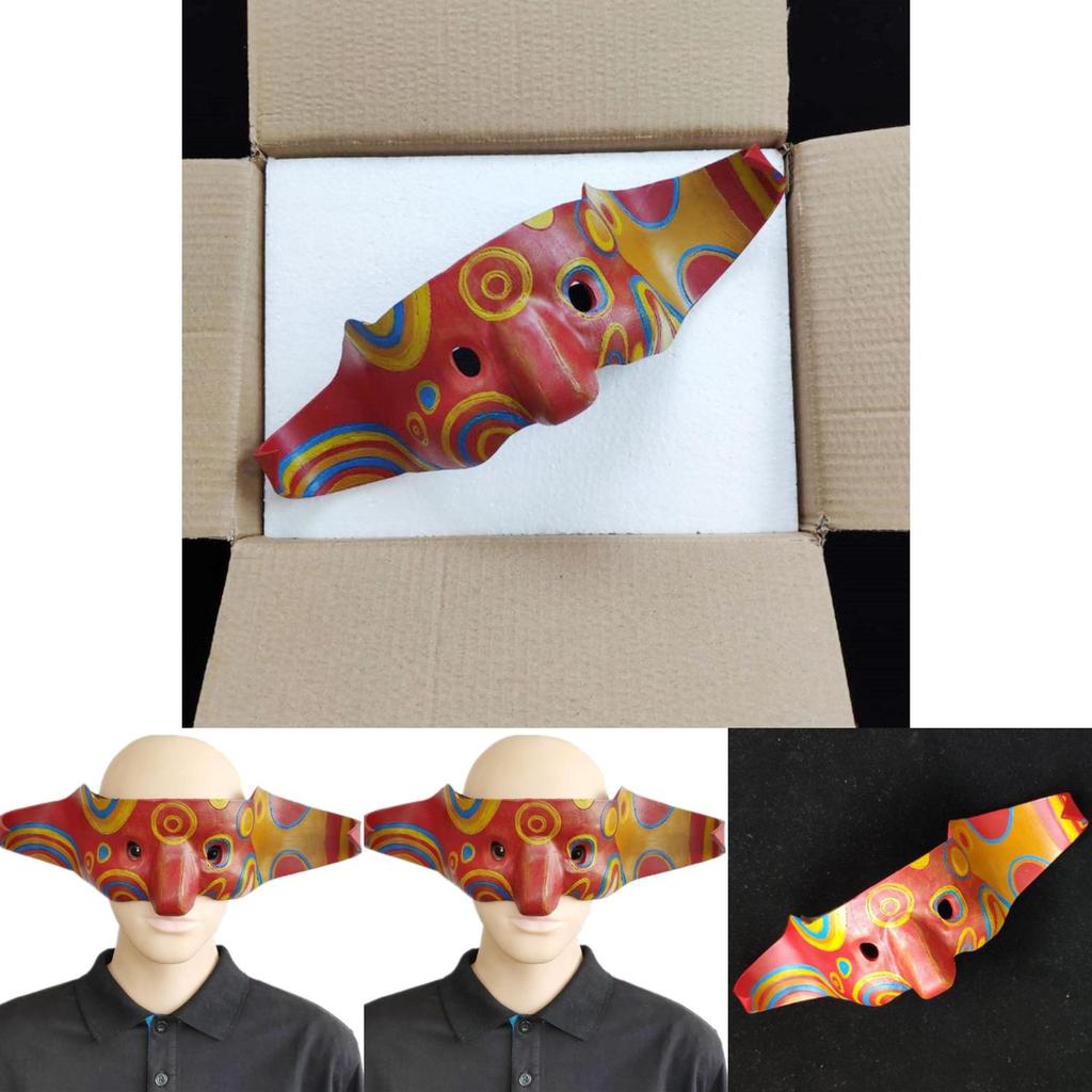 Unique Resin Wu Yanzu Mask For Halloween Costume Parties Perfect For Role Play