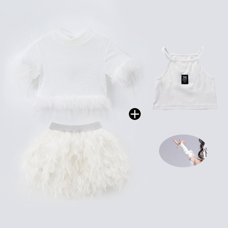 Jazz dance costume girls June 1 children's stage costume catwalk kpop girl group sequins sweet cool dance costume summer