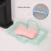 Space Saving Drain Soap Box Wall Mounted Soapbox Portable Soap Storage Rack
