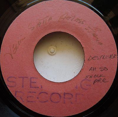 

7inch Record DESTROYERS AhSo NONE Shock 1970 Jamaica Reggae Ska Dub Used