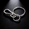 Metal Keychain Rings With Double Loop Nickel Finish For Key Holder Collection