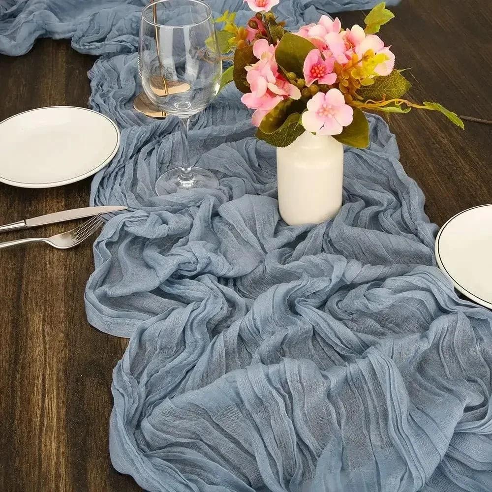 Bohemia Style Polyester Fibre Table Cloth Translucency Light Luxury Sense of Advanced Desktop Decoration Table Cloth for Indoor