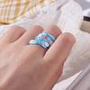 Open Ring Heart Ring Daisy Irregular Enamel Ring Cute Enamel Flower Ring  Gift