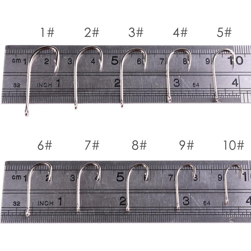 1#-12# Fishing Hooks Sea Barbed Fishing Lures Shank Beak Live Bait Holder Carp Fishing Jig Worm Hooks Accessories Tackle Quality