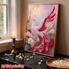 5D Pearl Kit Phoenix Bird Design DIY Enamel Ornaments for Home Wall Decoration Stress Relief Handmade Gift Frameless