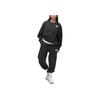 Jordan Solid Color Casual Loose Fleece-Lined Pullover Long Sleeve Sweatshirt Women Tops Black DQ4600-010
