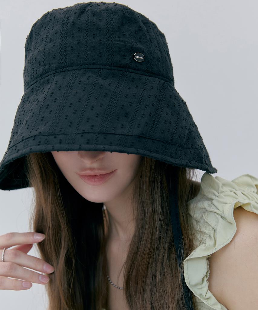 Mineti Dobby Lace Strap Bucket Hat F 10526 Mt