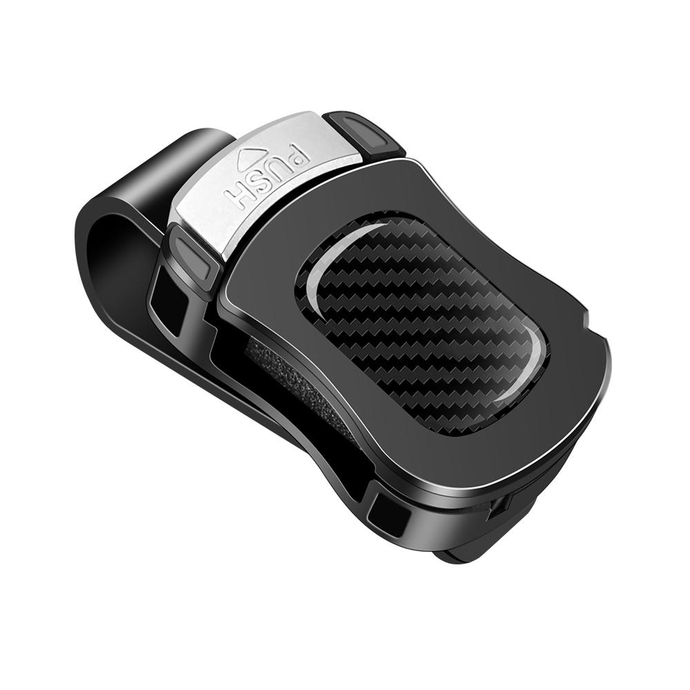 Multifunction Car Sun Visor Glasses Clip Leather Eyeglasses Clip Sunglasses Holder Hanger Universal Interior Accessorie