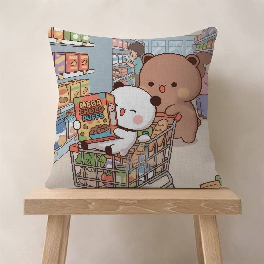 

Cartoon Bubu And Dudu Personalized picture text home decorative pillows Household Gifts 45x45cm 30x30cm