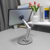 Aluminum Magnetic Phone Mount Stand With Height Adjustment 360 Degree Rotation Foldable Base For Tablets And Smartphones