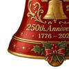 Anniversary Bell Ornament Christmas Tree Decor Vintage Design Handmade Reusable