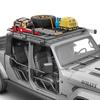 Easy-to-Assemble Roof Luggage Carrier for 2018+ JL Wrangler, Perfect for Off-Road Adventures