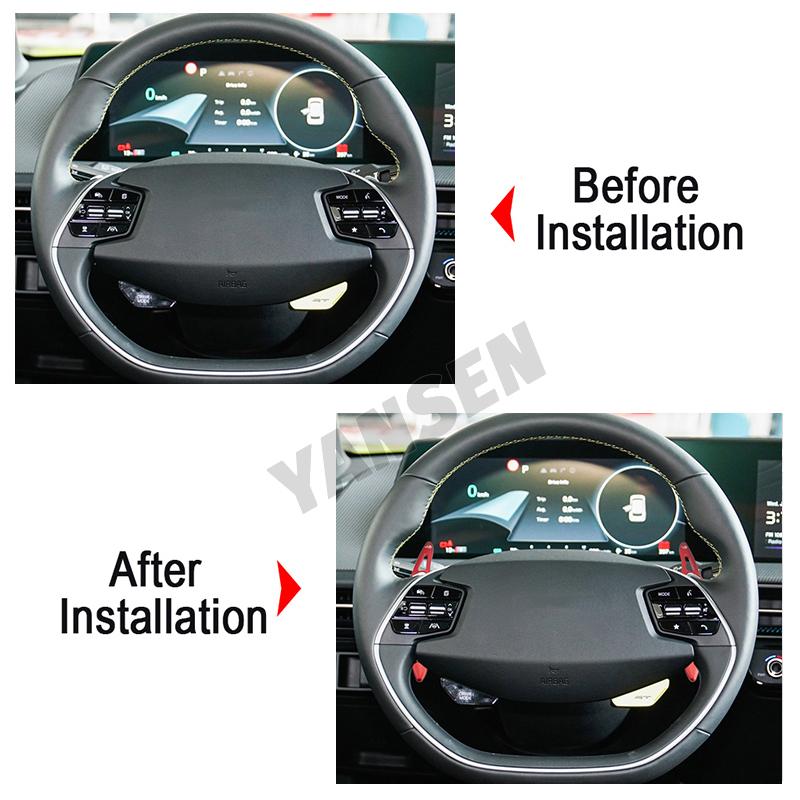 Paddle Shifter For Kia EV6 2021 2022 2023 Car Steering Wheel Paddle Shift Gear DSG