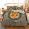 Bohemian Mandala Duvet Cover Golden Sun And Moon 3D Print King Queen Bedding Set Microfiber Dreamcatcher Quilt Cover Pillowcase